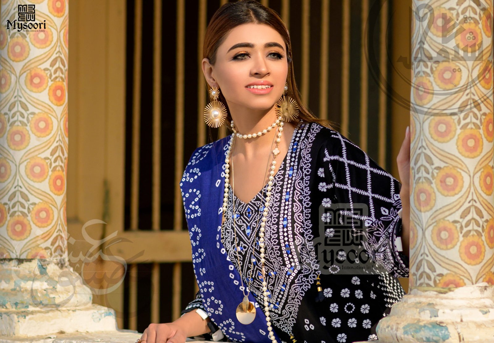 MIRROR KARI EMBROIDERED COTTON COLLECTION BY MYSOORI - Image 2