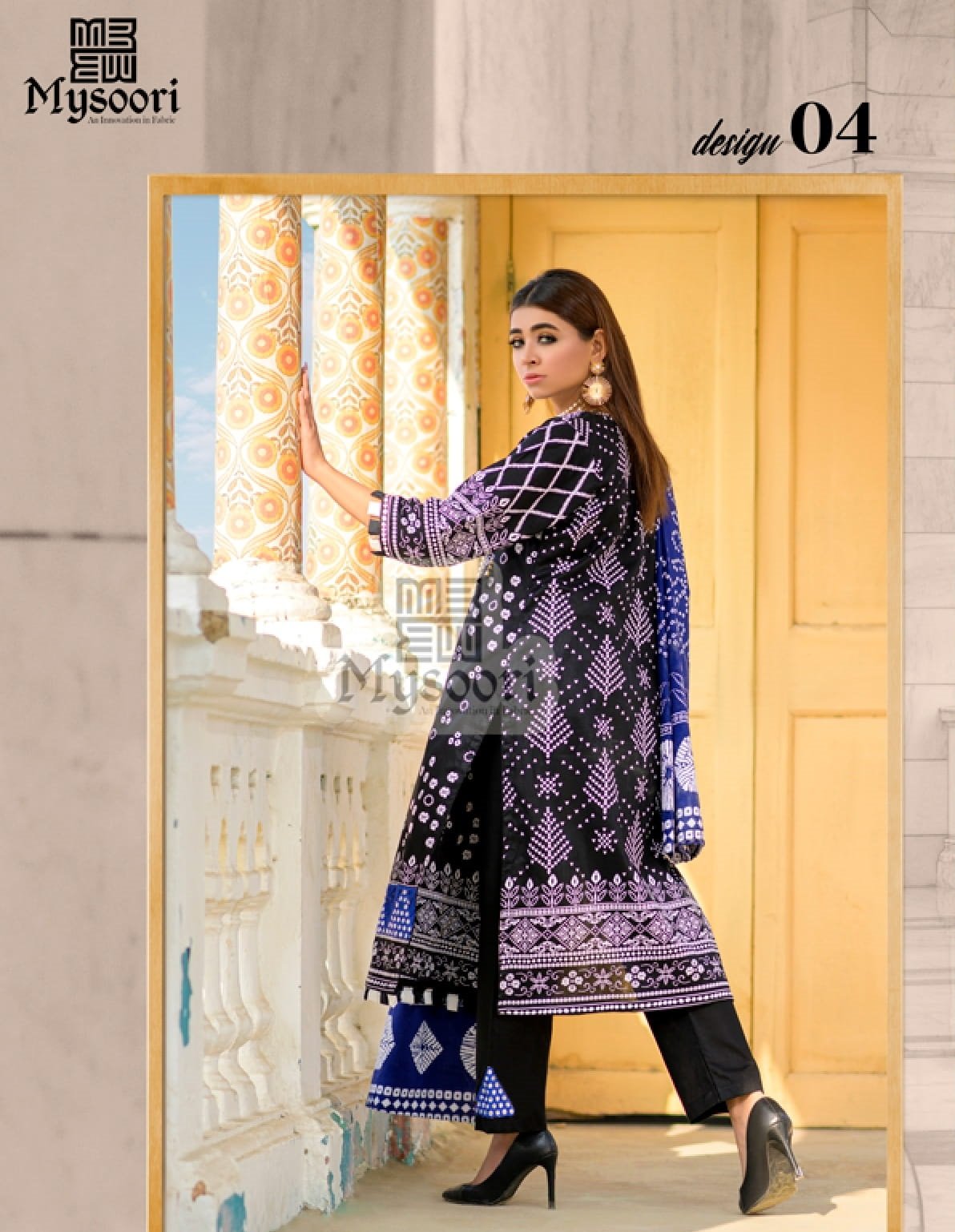 MIRROR KARI EMBROIDERED COTTON COLLECTION BY MYSOORI - Image 3
