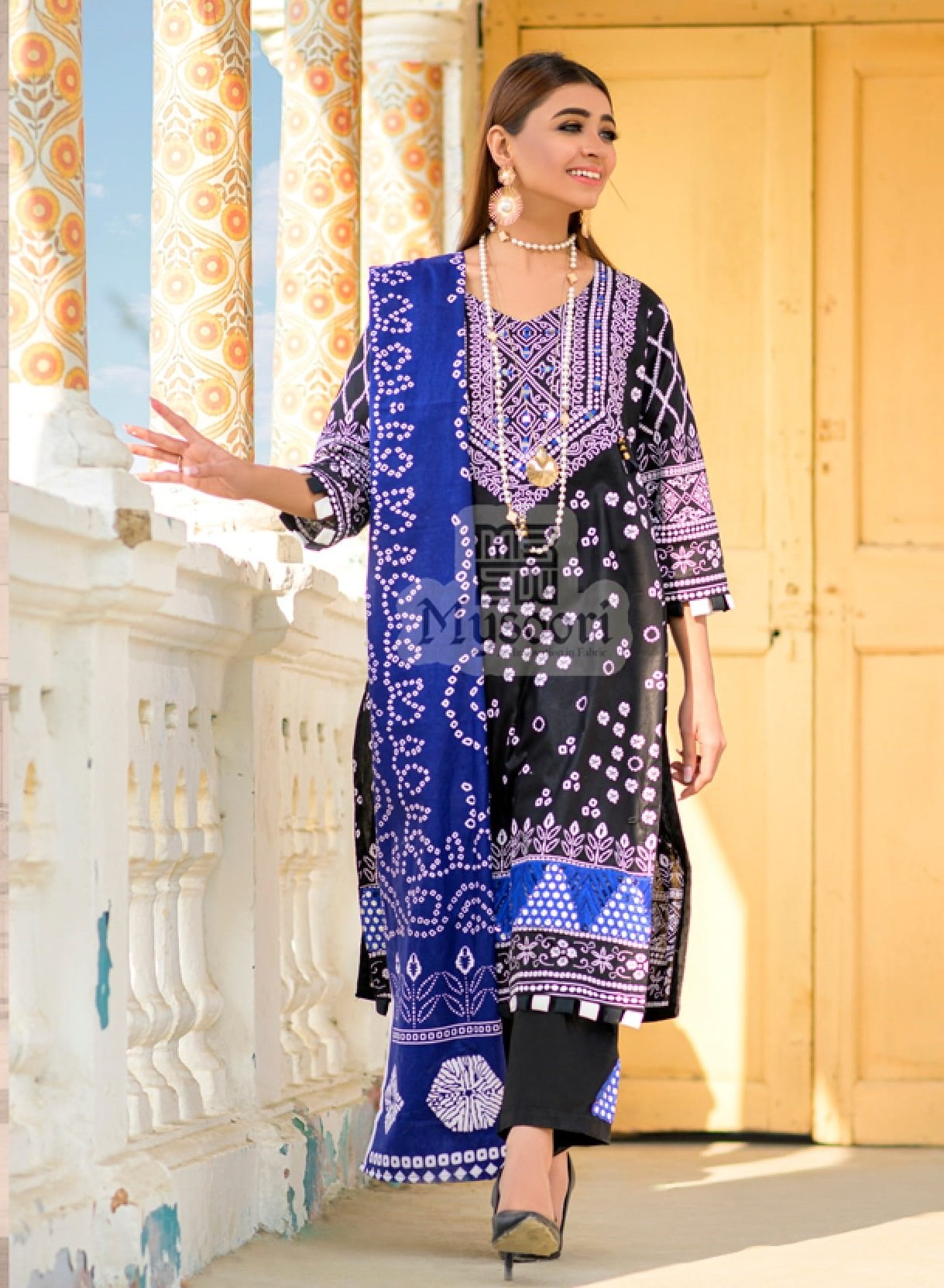 MIRROR KARI EMBROIDERED COTTON COLLECTION BY MYSOORI
