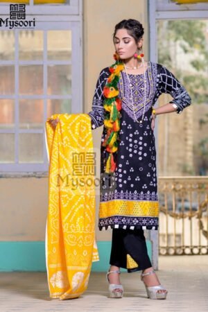 MIRROR KARI EMBROIDERED COTTON COLLECTION BY MYSOORI