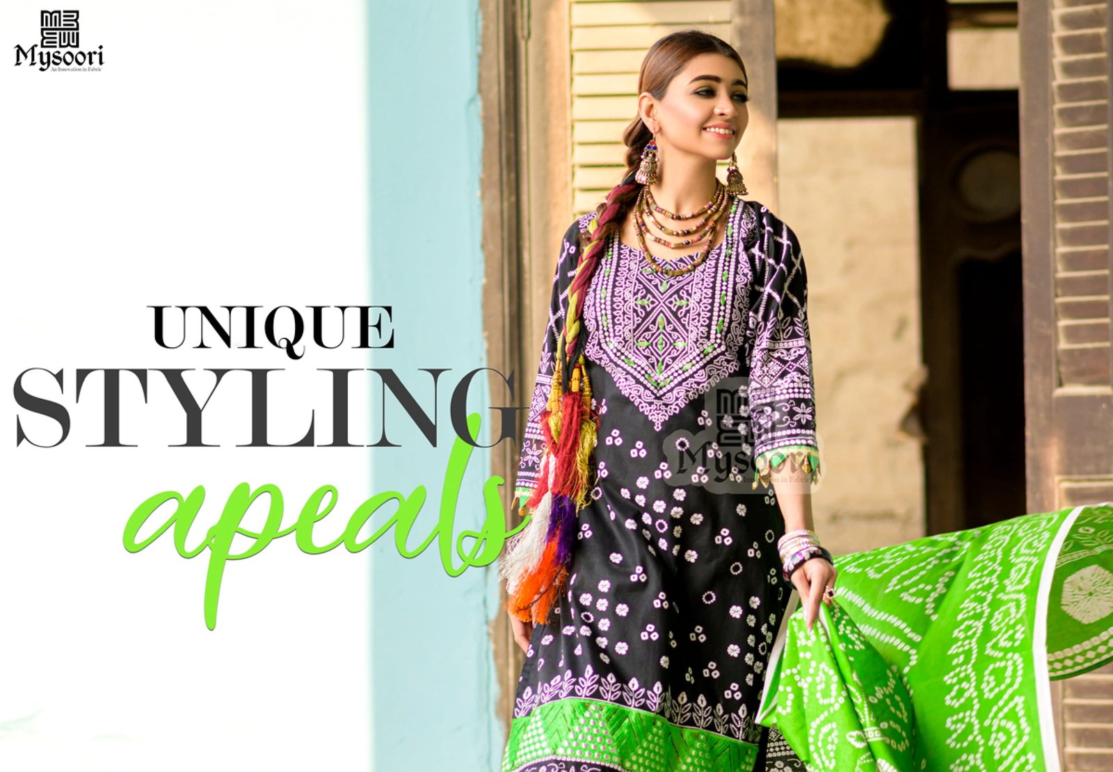 MIRROR KARI EMBROIDERED COTTON COLLECTION BY MYSOORI - Image 3