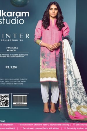 Al Karam 3 Pcs Khaddar Suit